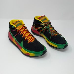 NEW Nike KD13 Rasta Kevin Durant Black Red Basketball Sneaker DC0010-001 10M